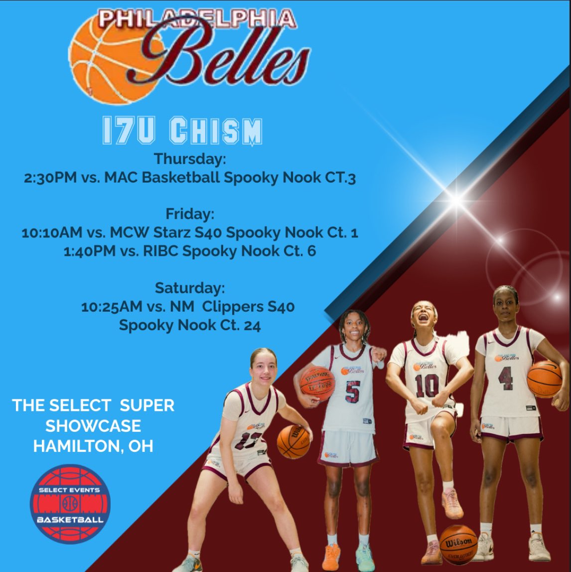 PhilaBelles's tweet photo. College coaches…. You don’t want to miss these three squads right here!! See y’all in OH‼️🔔🔔🛫 https://t.co/0GaR89FqID