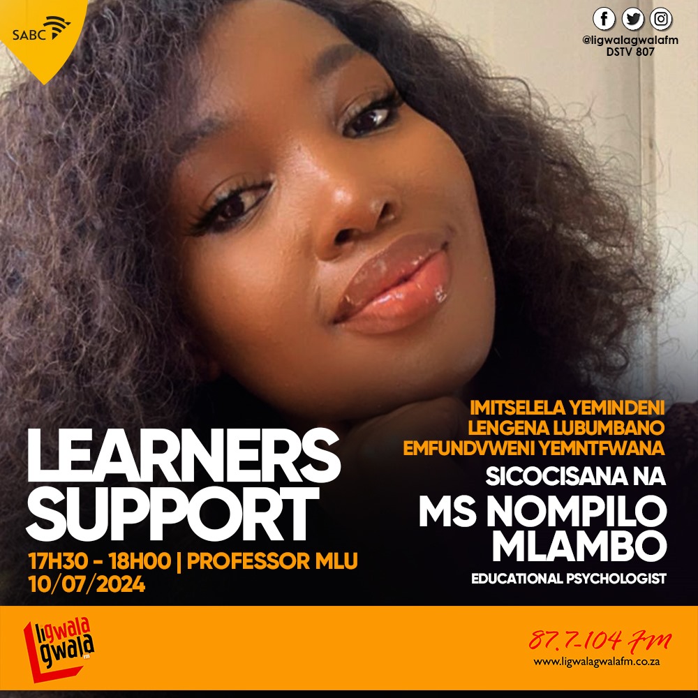 ligwalagwalaFM's tweet image. #LearnerSupport | 17H30-18H00 🎙️ : @professormlu ku #LigwalagwalaFM