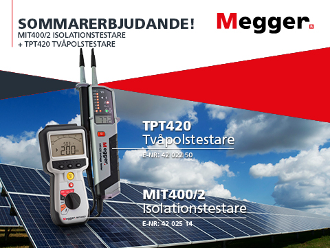 MeggerSE's tweet photo. Ta del av Meggers sommarerbjudande som består av isolationstestaren MIT400/2 och tvåpolstestaren TPT420! 

https://t.co/BPBCt1hFFM https://t.co/o9NmspkJKc