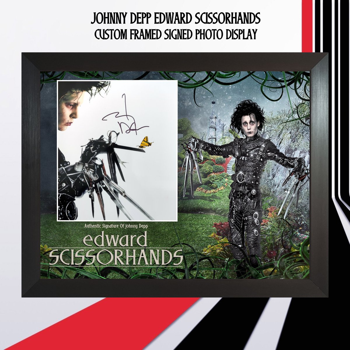 TheMemorStore's tweet photo. ☠☠☠ Johnny Depp - Edward Scissorhands ☠☠☠

Website: https://t.co/TNALfnRkmx
Etsy: https://t.co/EpSpijA0pz
eBay: https://t.co/4iJQolgQiN

#johnnydepp #depphead #jacksparrow #piratesofthecaribbean #justiceforjohnnydepp #johnnydeppfans #depp #deppheads #movie #actor #signed https://t.co/rQX6Ek7m7U