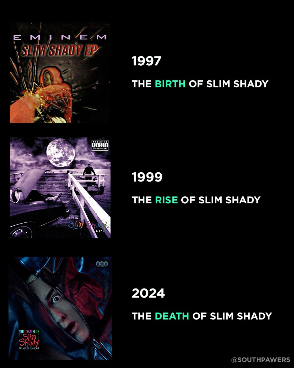 We are about to witness the birth, the rise and the fall of hip-hop's greatest villain. 

#Eminem  #TheDeathOfSlimShady