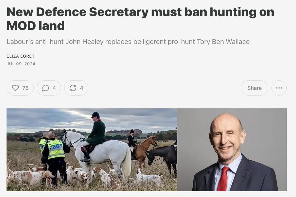 RT if you agree! 

We urge <a href="/JohnHealey_MP/">John Healey</a> to stand up for wildlife and ban hunting on MOD land today.