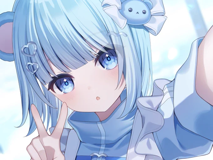 キラキラきゅるきゅるのお顔が描けたかも