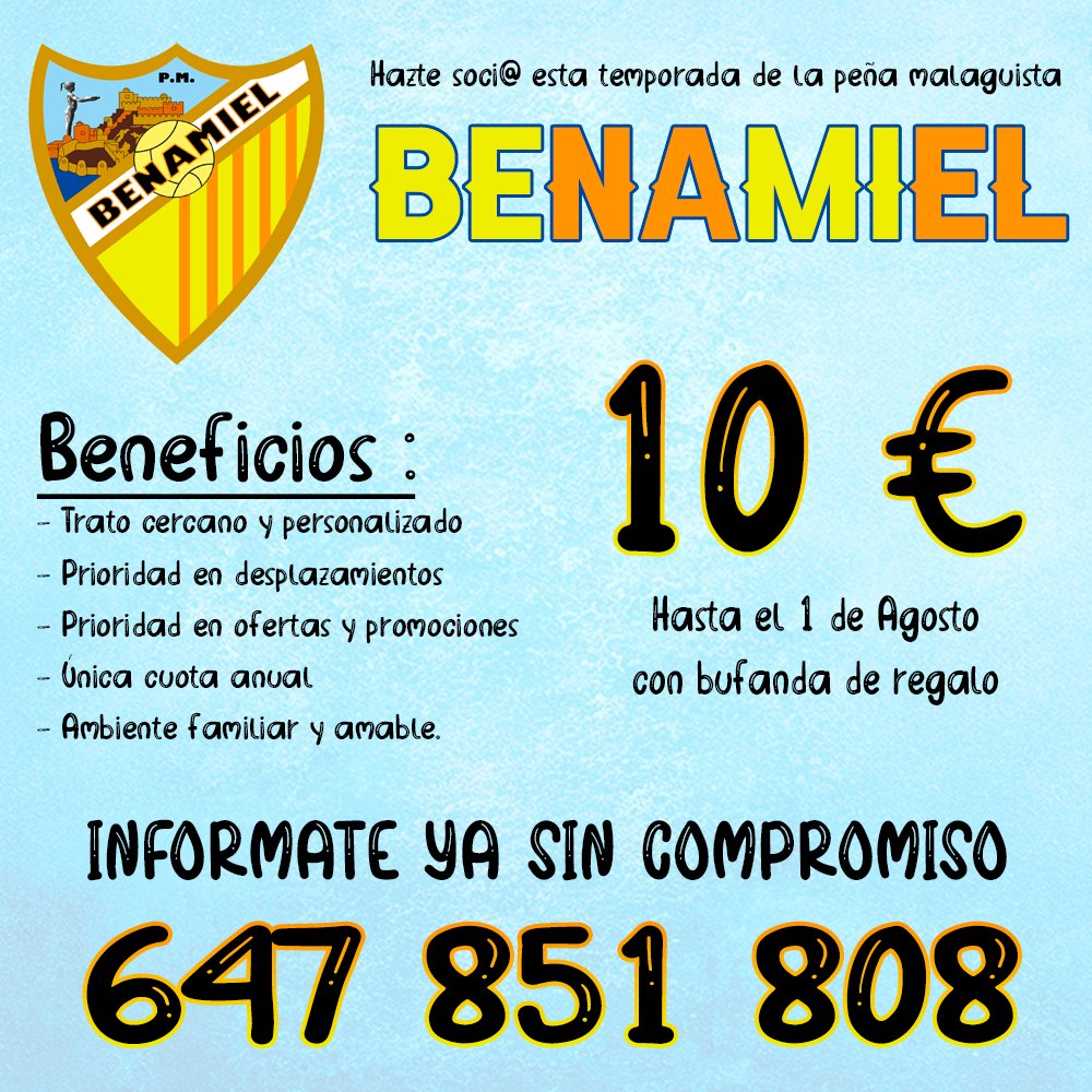 Peña Malaguista Benamiel tweet media