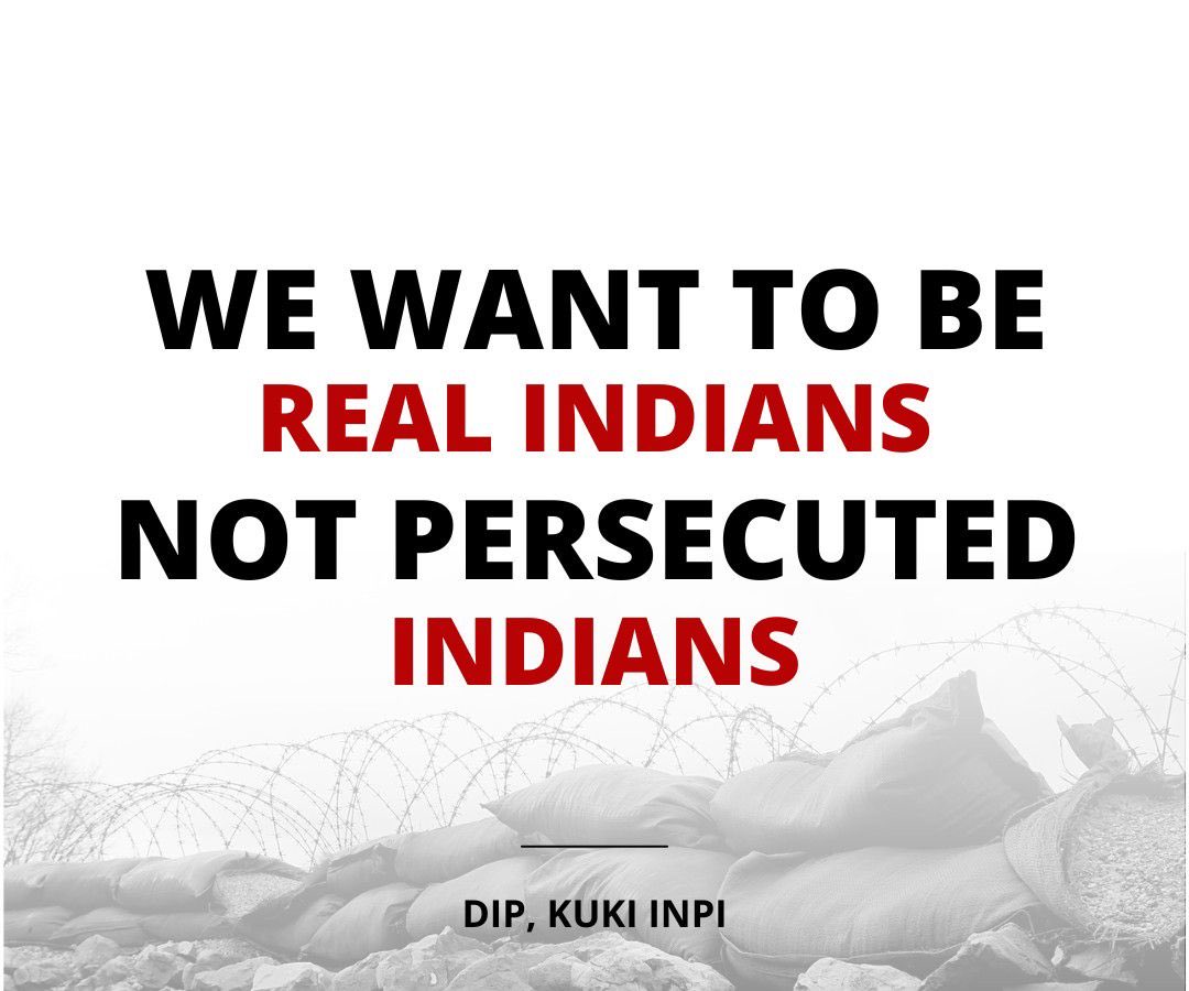hatjalhai's tweet photo. 𝐀𝐬𝐬𝐞𝐬𝐬𝐦𝐞𝐧𝐭 𝐨𝐟 𝐭𝐡𝐞 𝐠𝐫𝐨𝐮𝐧𝐝 𝐬𝐢𝐭𝐮𝐚𝐭𝐢𝐨𝐧 #𝐌𝐚𝐧𝐢𝐩𝐮𝐫

The undeniable ground reality is that Manipur is a situation of war not just between two ethnicities, but state forces, state sponsored militant groups ambushing a minority ethnic group. At this defining moment, the role of central forces is highly pivotal in protecting the 𝐊𝐔𝐊𝐈 minorities, and would be deemed fair on simple grounds of protecting fundamental right of Kukis to exist, which should be guaranteed. 

Several instances of 𝐂𝐄𝐍𝐓𝐑𝐀𝐋 𝐅𝐎𝐑𝐂𝐄𝐒 manhandling Kuki women and apprehension of village volunteers is inept on their part.

When all hope is lost on the state government, central forces are something of a "𝐃𝐄𝐑𝐍𝐈𝐄𝐑 𝐑𝐄𝐒𝐒𝐎𝐑𝐓” for the Kukis. Do not fail us!

A humble plead to not let the tempting and merciless Manipur Government seduce your 𝐈𝐍𝐓𝐄𝐆𝐑𝐈𝐓𝐘 for the consequences are inhumane for the Kukis.

@PMOIndia @HMOIndia @DefenceMinIndia @adgpi @official_dgar @easterncomd @Spearcorps @BSF_India @crpfindia @CISFHQrs @SpokespersonMoD @PIBHomeAffairs @indiannavy @IndianAirforce @RanaAyyub @suhasinih @vijaita @ThePrintIndia @thewire_in @EastMojo @NENowNews @IndiaToday @UN
@aliyaqut @thewire_in @seemay @svaradarajan @dhruv_rathee @_YogendraYadav
@Jairam_Ramesh @ShekharGupta
@ShomaChaudhury @nikita_jain15