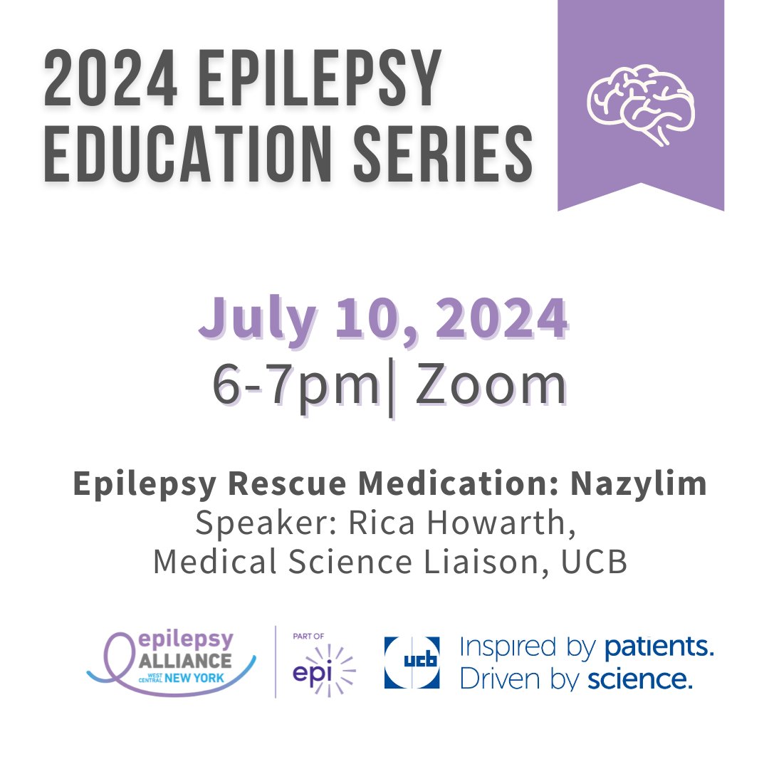 EPI_NY's tweet photo. TONIGHT: Learn more about an easy to administer epilepsy rescue medication at our Webinar Wednesday! RSVP for the Zoom link here: https://t.co/2nvPmGoUWX
#epiny #eawcny #epilepsyeducation #seizuresafety https://t.co/z539eljRDe