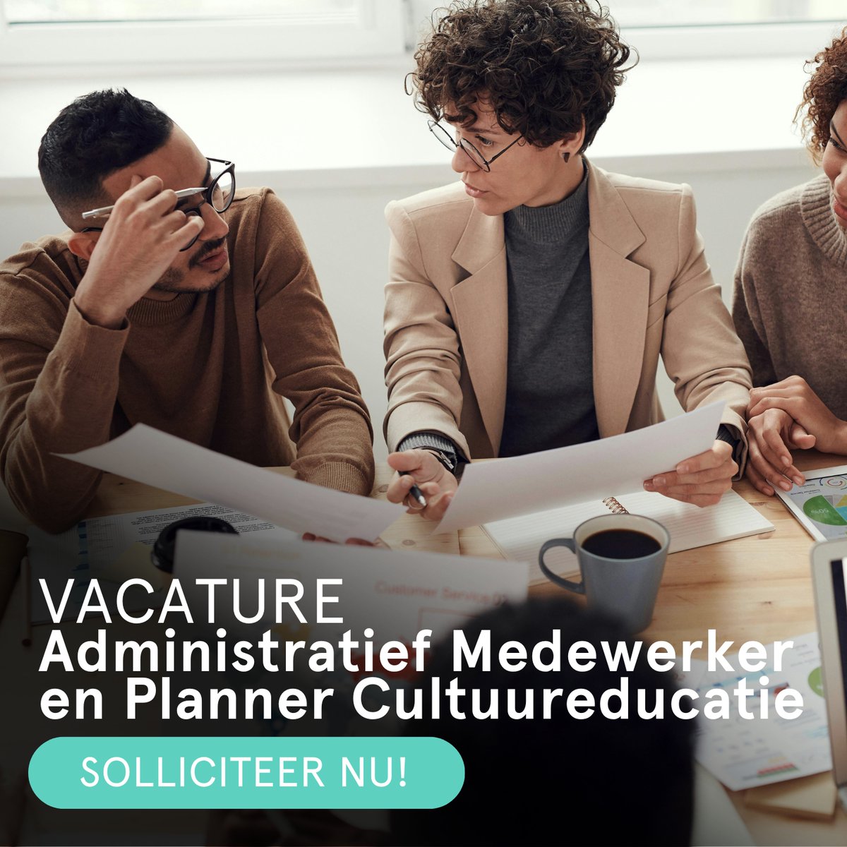 Wil jij cultuuronderwijs versterken? 🎨 Solliciteer als Administratief Medewerker &amp; Planner Cultuureducatie in Den Haag! Coördineer culturele activiteiten en maak een verschil: ow.ly/i95B50Sx35W