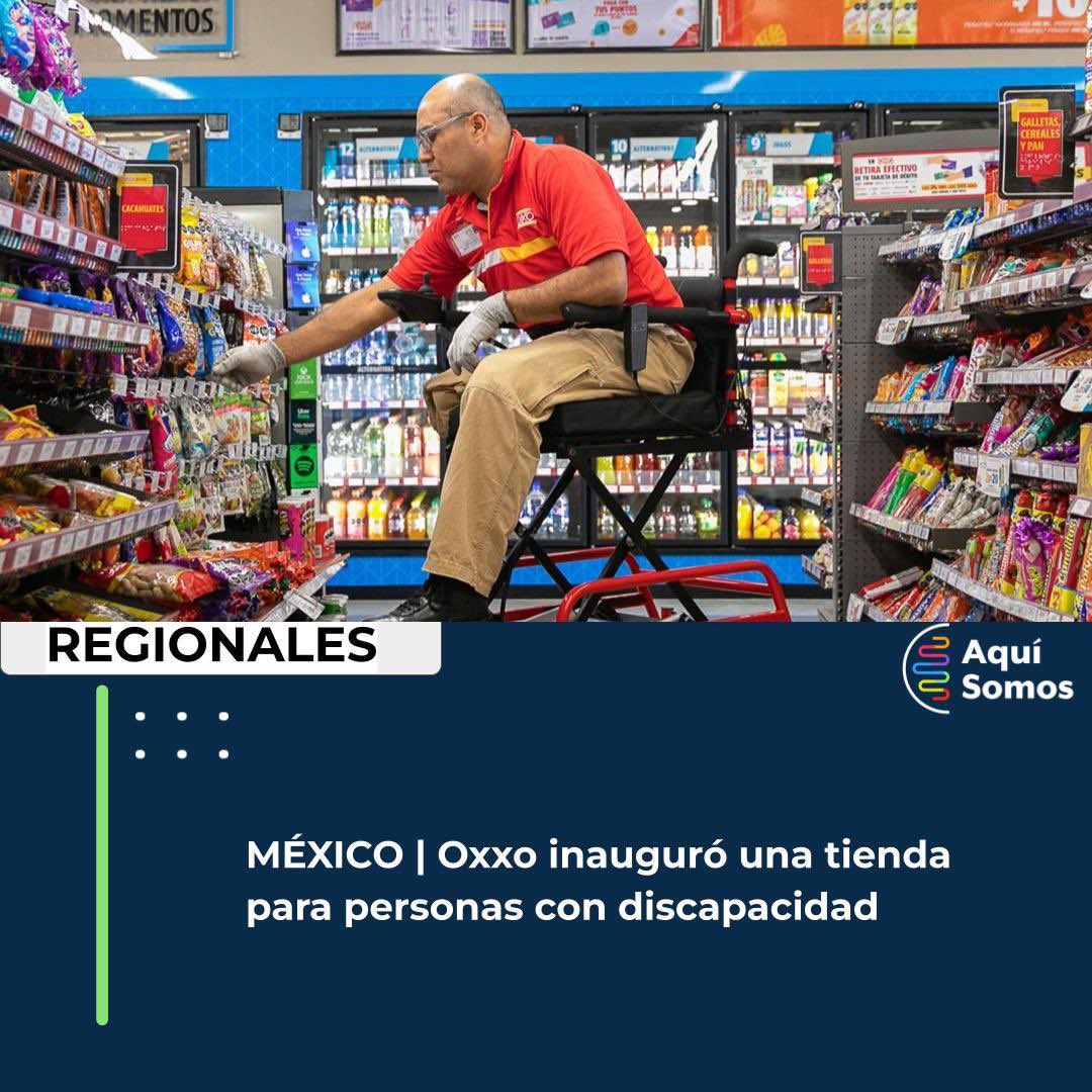 En México Oxxo inauguró una tienda para personas con discapacidad 

aquisomos.ar

#Inclusion 
#discapacidad
#Mexico
#OXXO
#tienda