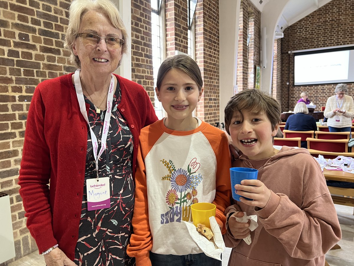 befriended_org's tweet photo. A very special day at Befriended Choir.  Margaret who comes to choir each week brought her grandchildren who live in Edinburgh along to the Choir.  Olympia played her violin beautifully for us all to enjoy.

Photos given with permission https://t.co/awsKLReRZv