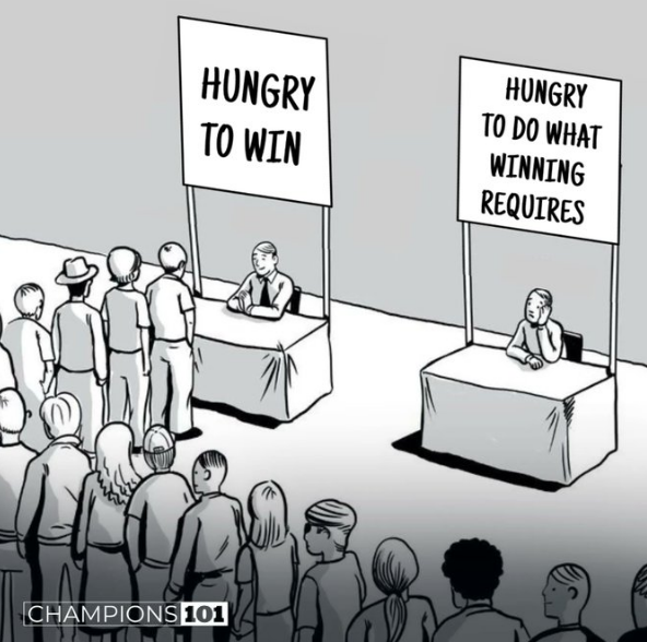 thewinningdiff1's tweet photo. "We are all self-made but only the successful will admit it." - Earl Nightingale

More is required. 

Those three words separate the contenders from the champions.  

Success doesn't come from what you're willing to do; it's about what you're willing to do more of.