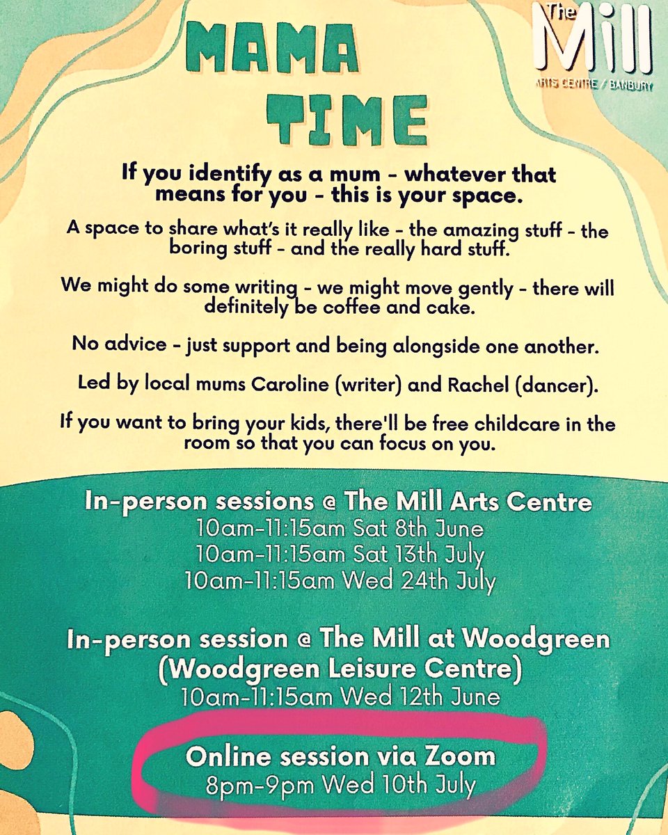 Mama Time zoom tonight at 8pm 💜Pay what you can booking here themillartscentre.co.uk/shows/mama-tim…