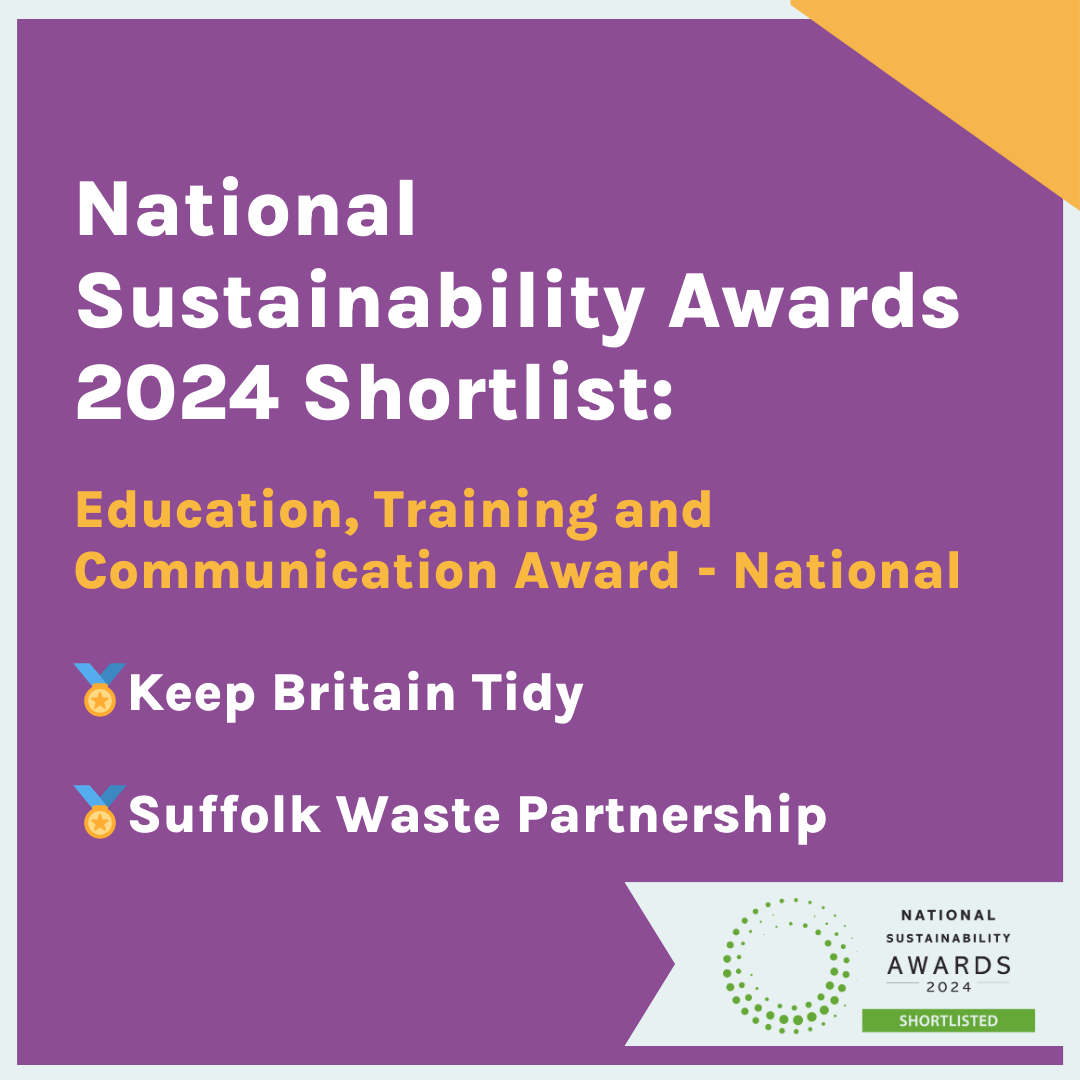 Barley Communications (@barleycomms) on Twitter photo More awards news! ⭐️
Our campaigns for <a href="/KeepBritainTidy/">Keep Britain Tidy</a> and <a href="/suffolkrecycle/">Suffolk Recycling</a> have both made the shortlist for the Education Training and Community Award at this year’s National Sustainability Awards 👏
<a href="/CTBetterSociety/">Better Society News</a> #NationalSustainabilityAwards More awards news! ⭐️
Our campaigns for <a href="/KeepBritainTidy/">Keep Britain Tidy</a> and <a href="/suffolkrecycle/">Suffolk Recycling</a> have both made the shortlist for the Education Training and Community Award at this year’s National Sustainability Awards 👏
<a href="/CTBetterSociety/">Better Society News</a> #NationalSustainabilityAwards