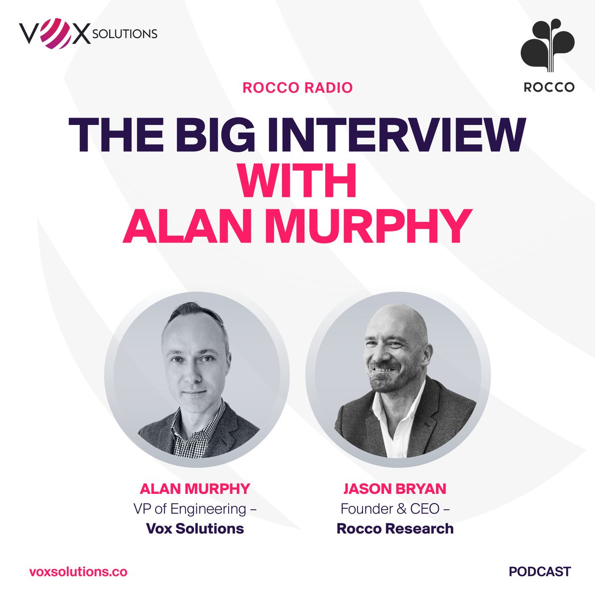 Discover the future of communication technology with Alan Murphy, VP of Engineering at Vox Solutions.

Join us in this interview 👉 voxsolutions.co/rocco-radio-po…