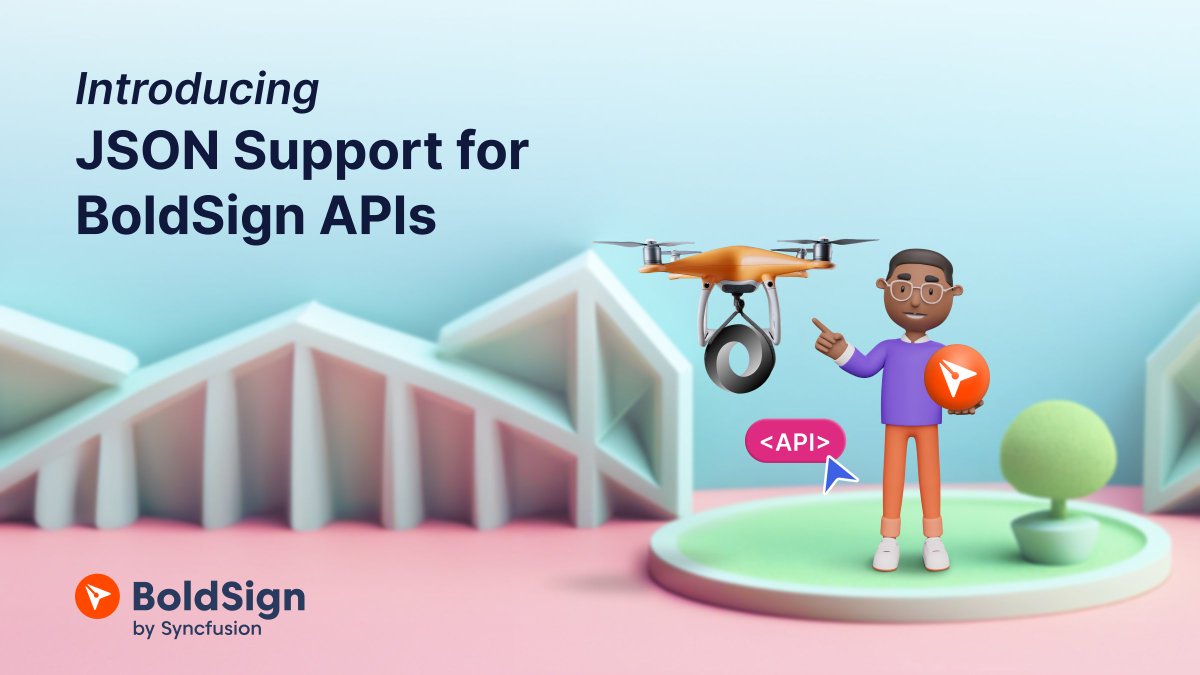 BoldSignApp's tweet image. BoldSign API now supports JSON for easier integration! 🚀✨

Developers, streamline your eSignature workflows with our new JSON capabilities for sending documents, creating templates, and generating embedded URLs. 📄✍️

Get started now!
boldsign.com/blogs/introduc…
#API #JSONSupport