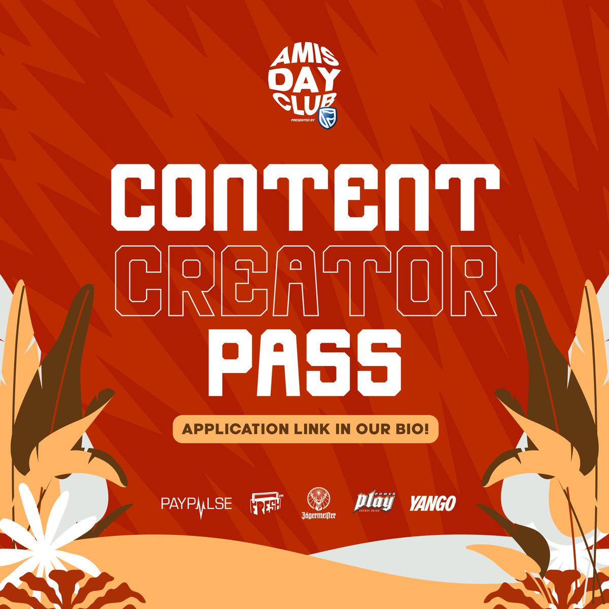 amisdayclub's tweet photo. Content creators, Youโre Up! The Content Creator Pass returns - seize this incredible opportunity to team up with us and snap the day away at #ADC16 ๐ธ
Apply today! Link down below. ๐ซถ๐ป
https://t.co/6xXj4UWoN4 https://t.co/3wjq3g76in