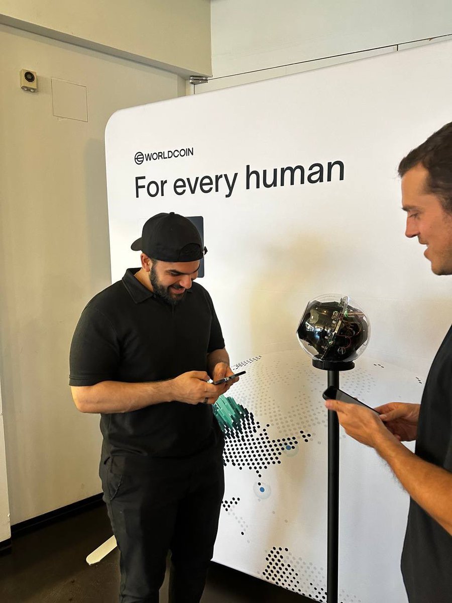 Thank you to <a href="/worldcoin/">World</a> and <a href="/Optimism/">Optimism</a> for having us at their brunch. ⚪️🫶🔴

We were finally able to verify ourselves with <a href="/worldcoin/">World</a> ID ⚪️