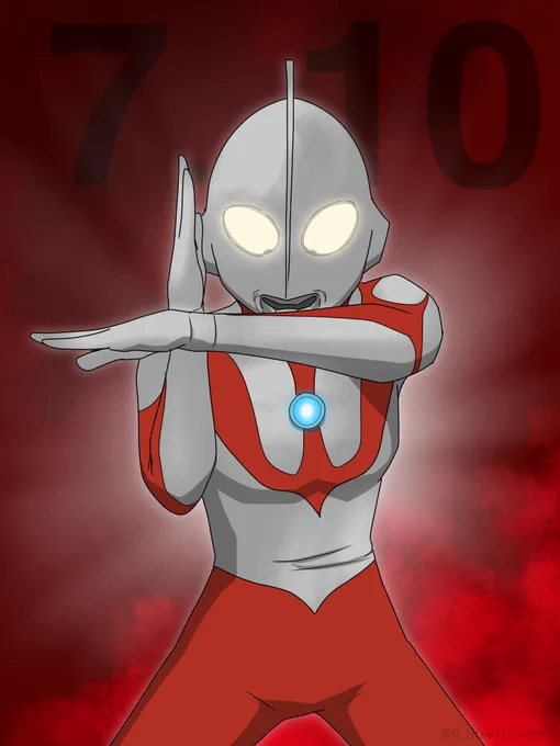 光の国から僕らのために正義のために地球のために来たぞ我らの#ウルトラマン #ULTRAMAN #ウルトラマンの日 