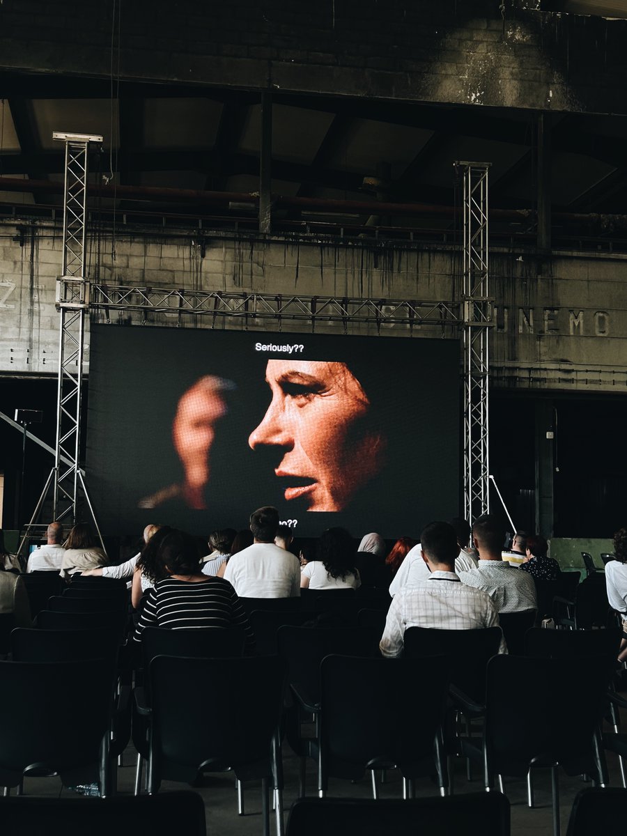 Screening of the documentary "You Play My Father" was held today at the Memorial Center.

The documentary is about the play "Dangerous Names," based on the testimonies of Alma Mustafic, a genocide survivor, and Raymond Braat, who was a soldier with the Dutch UN battalion of