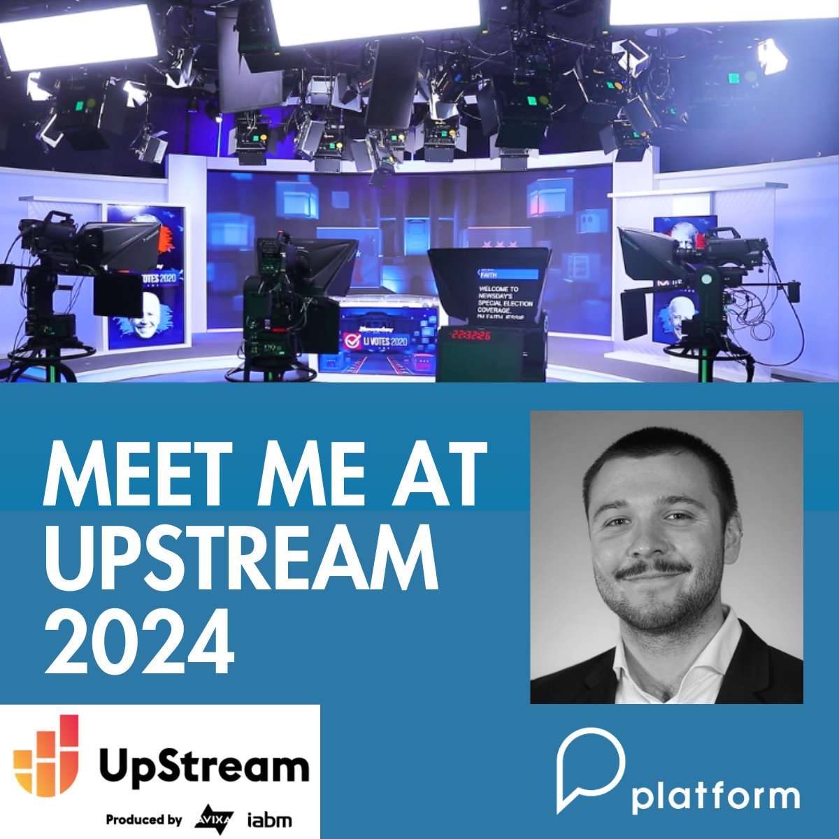 Platform_Comms's tweet photo. Our team is attending @AVIXA &amp; @TheIABM’s UpStream event tomorrow to explore innovation in #proAV, immersive experiences, and live streaming across growing enterprise sectors.

DM us if you’d like to meet and discuss how to engage new markets with effective #communications. https://t.co/RnNJKm3uvK