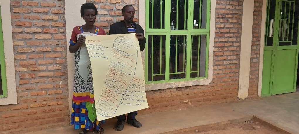 RodiRwanda's tweet photo. Day 2 of the #PACProject training:
Highlighting shared duties and collaboration! our #PACProject focuses on teaching responsibilities and duties for each family member, fostering collaboration for a happy home.
#Rwanda #GenderBalance #CommunityDevelopment @RwandaGender https://t.co/FlwBJH60ng