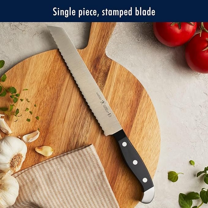 insaneassets's tweet photo. HENCKELS Premium Quality 15-Piece Knife

Color:Natural
Brand:HENCKELS
Blade Material:Stainless Steel
Blade Edge:Bread Knife
Item dimensions :L x W x H12.52 x 5.51 x 11.73 inches

Product Link-https://t.co/CpiLM6uaB2 https://t.co/FOSmeUKABi