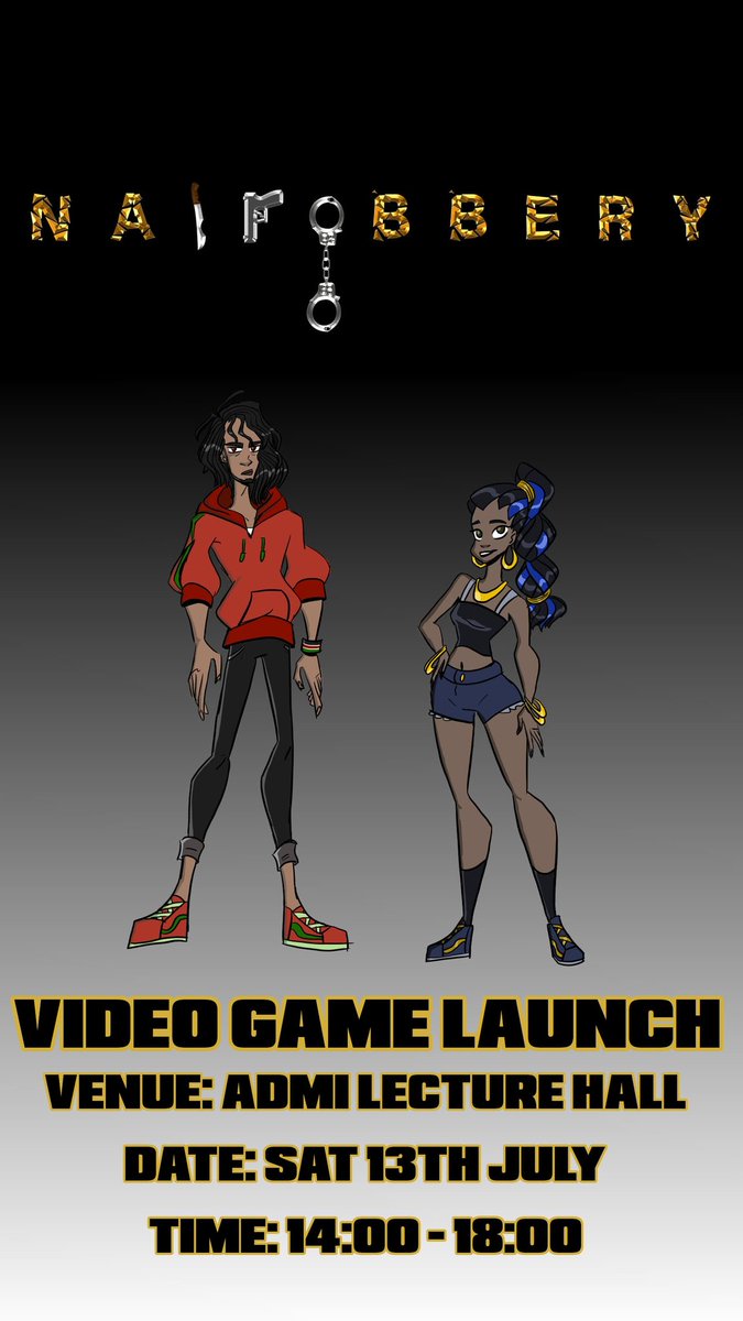 Former banker turned game developer, Daniel Macharia will be launching his video game Nairobbery at African Digital Media Institute (ADMI) this Saturday from 2-6 pm.

Come one come all! ✨

Please help me spread the word 🙏