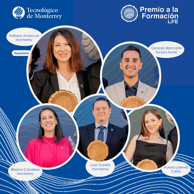 david_garza's tweet photo. Recientemente entregamos Premio Formación LiFE. Adriana Amezcua @TECcampusMTY trayectoria +25 años. Bibiana Candelas y Juan Franklin Campus Mty, Gonzalo Blancarte @TECcampusSON Laura Larenas @Tec_CCM ¡Gracias formadores que motivan y guían a estudiantes en estudios profesionales! https://t.co/dSMXwIk7Vu