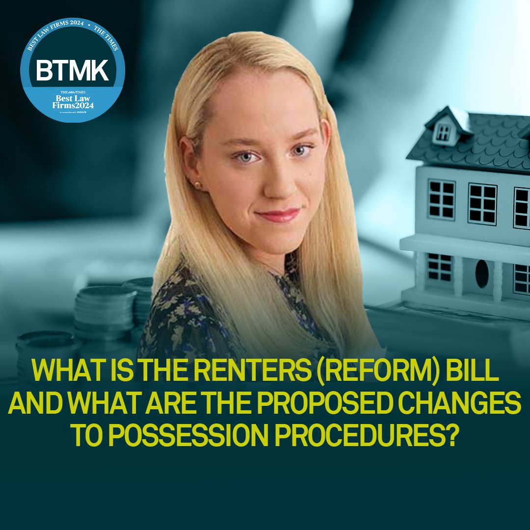 BTMK (@btmksolicitors) on Twitter photo The Renters Bill ("the Bill") was introduced to Parliament in May 2023 and is currently undergoing the lengthy process of becoming law.
The Bill aims to reform the private residential rental market in England and propose various changes to the current possession procedures. The Renters Bill ("the Bill") was introduced to Parliament in May 2023 and is currently undergoing the lengthy process of becoming law.
The Bill aims to reform the private residential rental market in England and propose various changes to the current possession procedures.