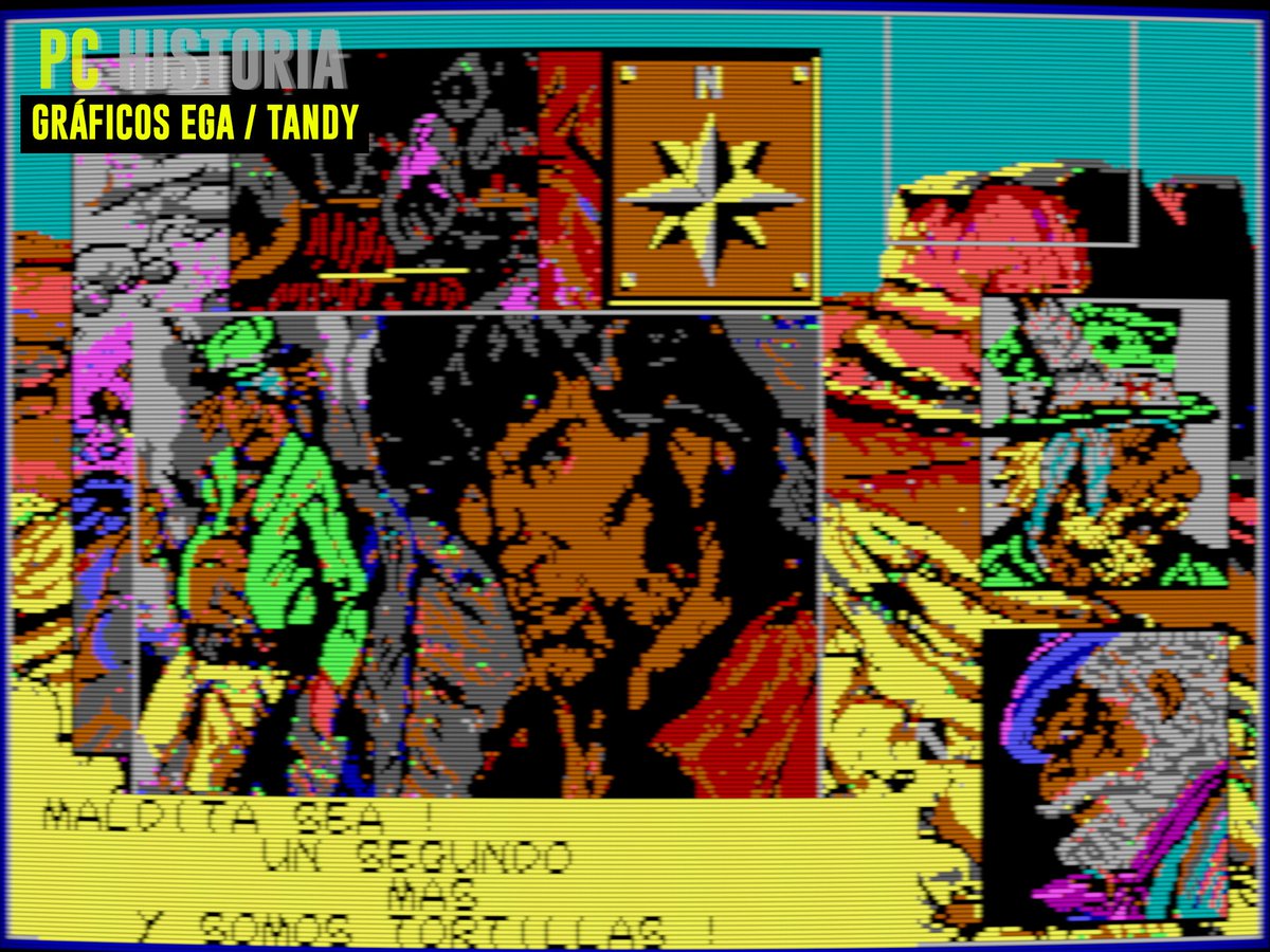 PC__Historia's tweet photo. #Blueberry (#CoktelVision, 1987) fue una aventura de texto con viñetas, basada en el cómic homónimo francés de Jean-Michel Charlier y Jean Giraud, para #IBM #PC y compatibles. Mezclaba el formato de aventura gráfica #pointandclick con fases de galería de tiro. https://t.co/9L2ggQAgzT