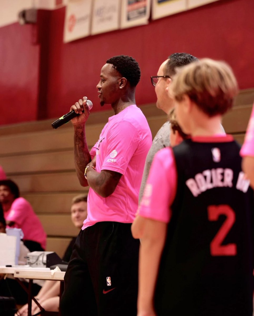 Terry Rozier Foundation (@terryrozierfdn) on Twitter photo Here’s some shots taken yesterday of <a href="/T_Rozzay3/">Terry Rozier</a> at Cooper City High School during <a href="/JrMiamiHEAT/">JrMiamiHEAT</a> Elite Camp! Such a great event!! #BeABlessing #HeatCulture
📸: <a href="/JrMiamiHEAT/">JrMiamiHEAT</a> <a href="/MiamiHEAT/">Miami HEAT</a> Here’s some shots taken yesterday of <a href="/T_Rozzay3/">Terry Rozier</a> at Cooper City High School during <a href="/JrMiamiHEAT/">JrMiamiHEAT</a> Elite Camp! Such a great event!! #BeABlessing #HeatCulture
📸: <a href="/JrMiamiHEAT/">JrMiamiHEAT</a> <a href="/MiamiHEAT/">Miami HEAT</a>