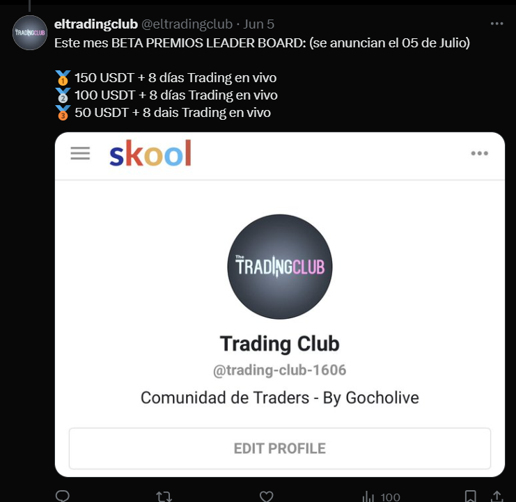 fre_fre88's tweet photo. And even though he said he was quitting The trading club to focus on RFT, now he is back on full time on The trading Club ... https://t.co/cYyYQeow9w