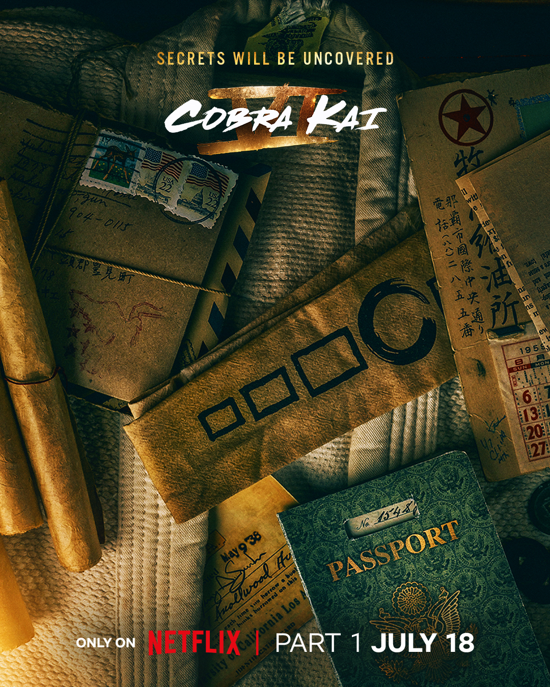 Nieuwe teaserposter van Cobra Kai S6a op Netflix België 