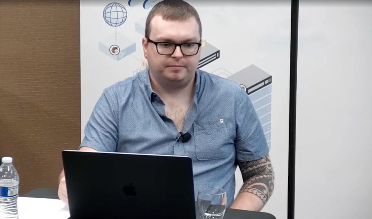 Thank you for presenting, @GitHedgehog! Video recordings will be posted soon! #NFD35 buff.ly/45XfZWe