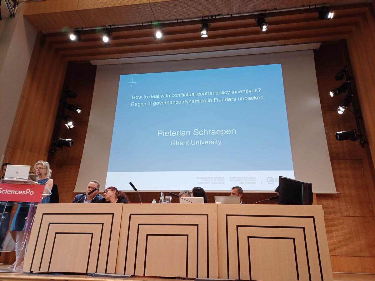 CEE, Sciences Po/CNRS (@sciencespo_cee) on Twitter photo 👏Congratulations to Pieterjan Schraepen (<a href="/ResearchUGent/">Ghent University Research</a>), awarded the #AESOP2024 Best Paper Award.
"How to deal with conflictual central policy approaches? Spatial regional governance dynamics in Flanders unpacked." (co-authored with <a href="/joris_voets/">Joris Voets</a>)
➡️proceedings.aesop-planning.eu/index.php/aeso… 👏Congratulations to Pieterjan Schraepen (<a href="/ResearchUGent/">Ghent University Research</a>), awarded the #AESOP2024 Best Paper Award.
"How to deal with conflictual central policy approaches? Spatial regional governance dynamics in Flanders unpacked." (co-authored with <a href="/joris_voets/">Joris Voets</a>)
➡️proceedings.aesop-planning.eu/index.php/aeso…