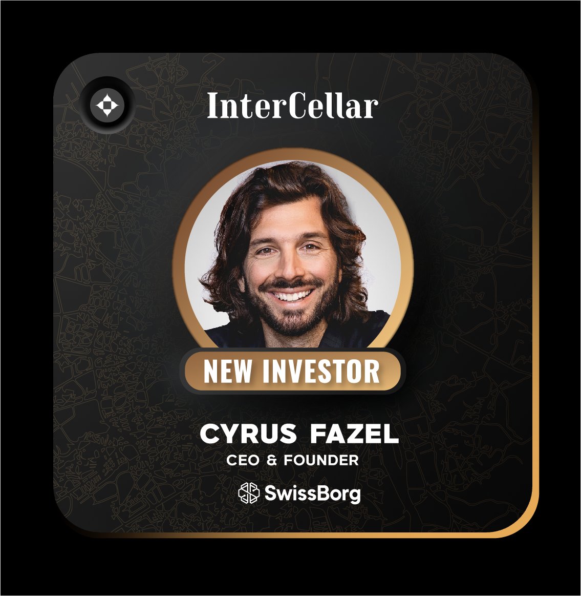InterCellar (@intercellar_) on Twitter photo There’re some Big Brains supporting <a href="/InterCellar_/">InterCellar</a> !🍷
Meet our investor <a href="/Cyrus_Fazel/">Cyrus SwissBorg</a> today👇
🍇 CEO & Founder <a href="/swissborg/">SwissBorg</a>, Tier 1 CEX & Launchpad
🍇 Renown Business Angel supporting the wealth management of tomorrow
🍇 Years of experience in entrepreneurship
Let's build ! 🔥 There’re some Big Brains supporting <a href="/InterCellar_/">InterCellar</a> !🍷
Meet our investor <a href="/Cyrus_Fazel/">Cyrus SwissBorg</a> today👇
🍇 CEO & Founder <a href="/swissborg/">SwissBorg</a>, Tier 1 CEX & Launchpad
🍇 Renown Business Angel supporting the wealth management of tomorrow
🍇 Years of experience in entrepreneurship
Let's build ! 🔥