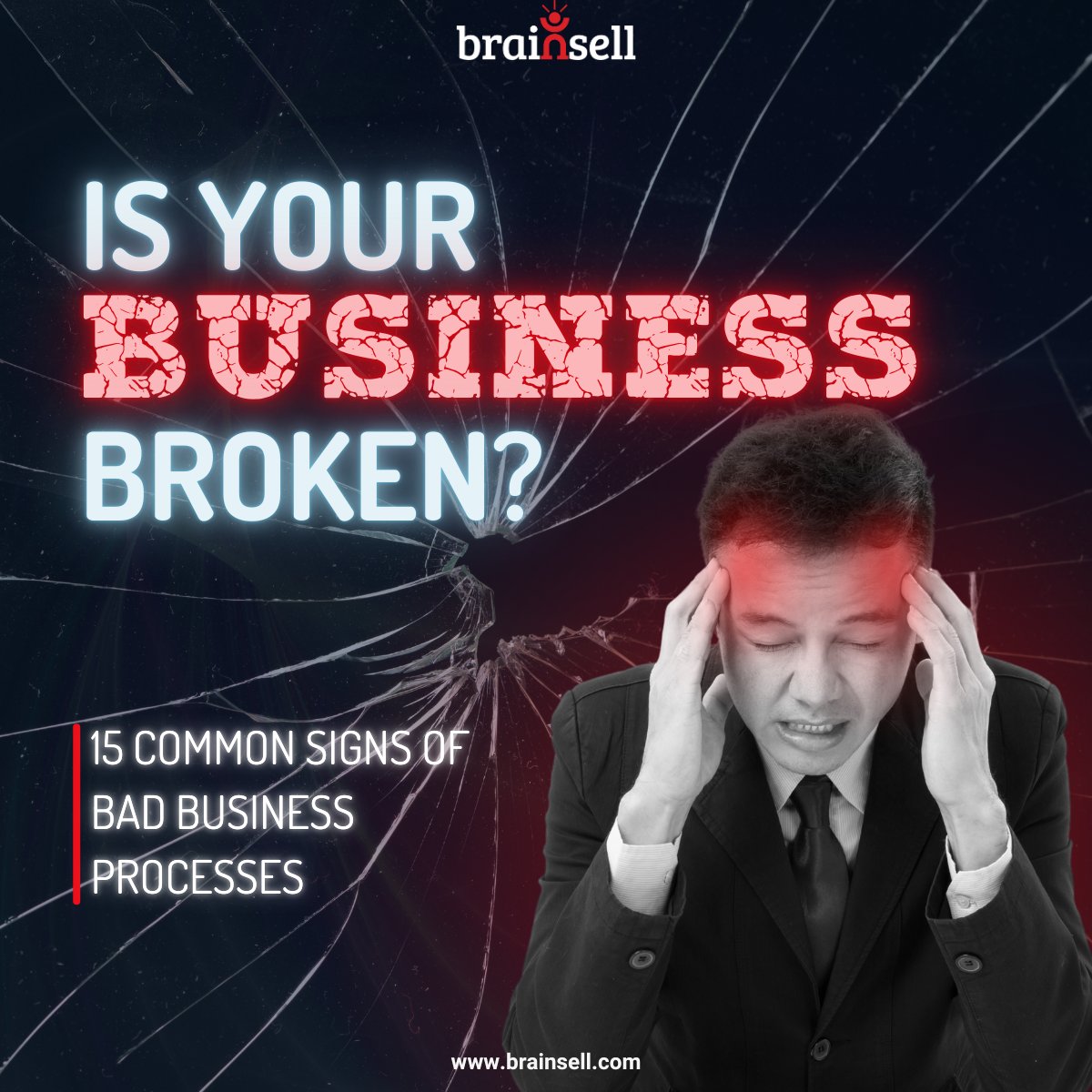 BrainSell's tweet image. Struggling with bad processes? At BrainSell, we understand your challenges. Check out our article on 15 common symptoms of inefficiency and how to fix them. ow.ly/ojve50SyIs4

#BusinessOptimization #EfficiencyTips