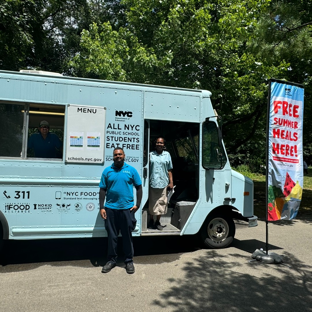 Enjoy free summer meals for youth ages 18 + under in Prospect Park! Every day through August 30, visit the <a href="/NYCSchools/">NYC Public Schools</a> meal truck at the Parkside + Ocean Avenue Entrance to Prospect Park. More:  prospectpark.org/summer-meals