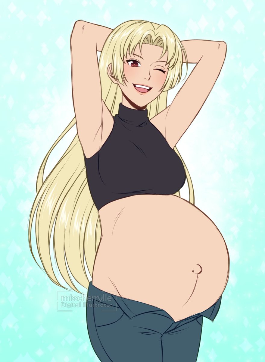 Cherry 🍒🔞 ✦𝓒0𝓶𝓶𝓲𝓼𝓼𝓲𝓸𝓷𝓼✦ on X: 🔶 Pregnancy Yuki is proudly  showing off her rounded belly 💞 t.coltnWnwaa5A  X