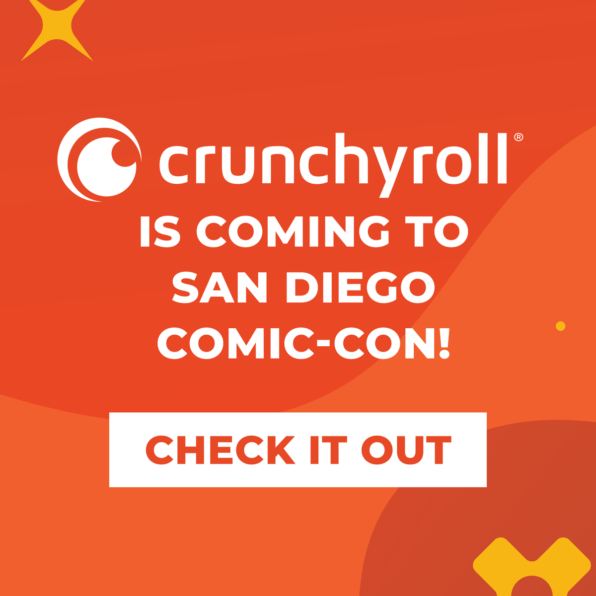 Crunchyroll's tweet photo. Heading to @Comic_Con this year? Get ready for an amazing night of unbelievable music, featuring performances from @LiSA_OLiVE and @alicelongyugao! 💃 🕺 

See you at #SDCC: https://t.co/Y3xdedcDcJ https://t.co/QMuKMgXZR7