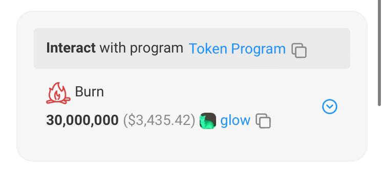 glow_cto's tweet photo. This been said, we have matched our friend's 3% burn.

Total Burned: 7,5% burned. 
Next Burn: 500k MC = another 3%
https://t.co/MPsiIEB4Nb https://t.co/rHNzrIqMoi