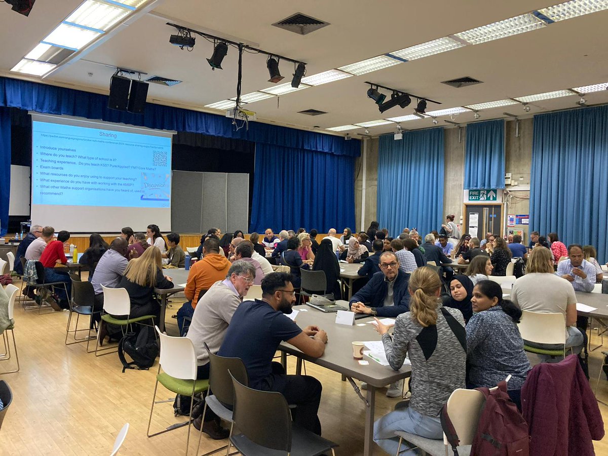 Great turnout for our KS5 conference on Monday.

A sign that another academic year is coming to a close but watch out for some of our events already advertising ahead of the next one!

amsp.org.uk/events/