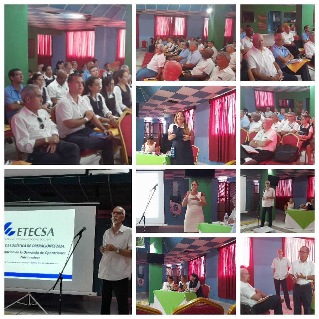 Comienza el Taller sobre Logística de Operaciones, abordando temas como la captación de la demanda de recursos y el proceso de compra de los mismos.
#GenteQueSuma 
<a href="/ETECSAGranma/">Bayamesa2025</a> <a href="/FonsecaOsmely/">Osmely Yudinich Fonseca Rosabal</a> <a href="/CuscoYudiel/">Yudiel Cuscó</a> <a href="/1980AlejandroGR/">Alejandro Gongora Rodriguez</a> @josecuba30