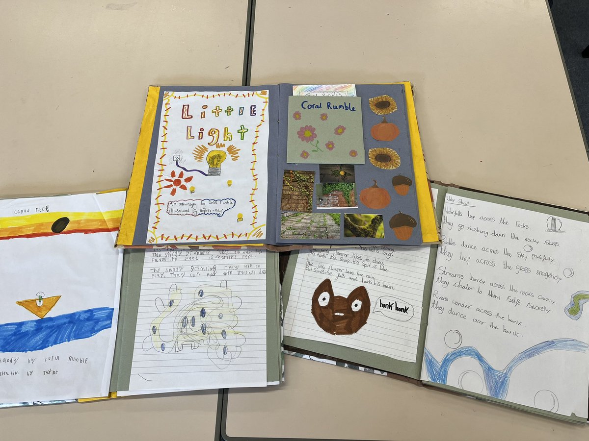 tiffany_ebrey's tweet photo. @RumbleCoral Owl Class have finished their creative curriculum unit on “Our Teacher’s As Wild As A Bison” - this week we have made our own anthologies to collect all our photos and poetry together and take home. Thank you for tweeting us back and being our poet this summer term! https://t.co/IO7swc8CFJ
