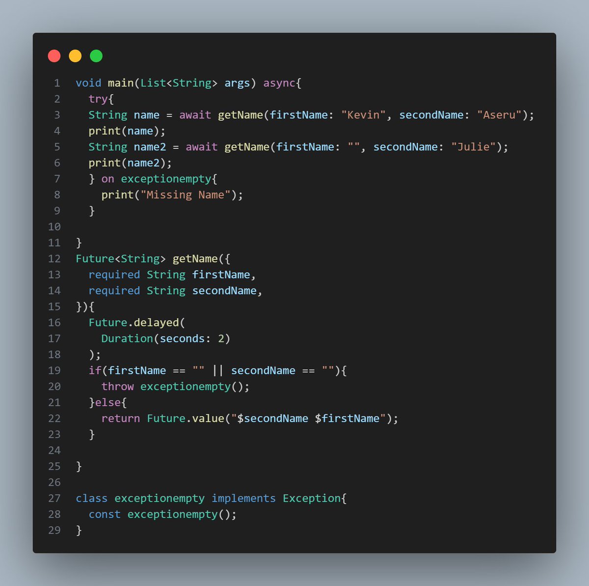 ZiyadaKA_'s tweet image. 🌟Day 33 of #100DaysOfCode with #Flutter!
Started the day by practicing what I learned yesterday, then moved on to asynchronous programming. Worked on futures and did a bit with streams. Here are some screenshots from today's code! 📸
@FlutterDev #AsyncProgramming #CodeJourney