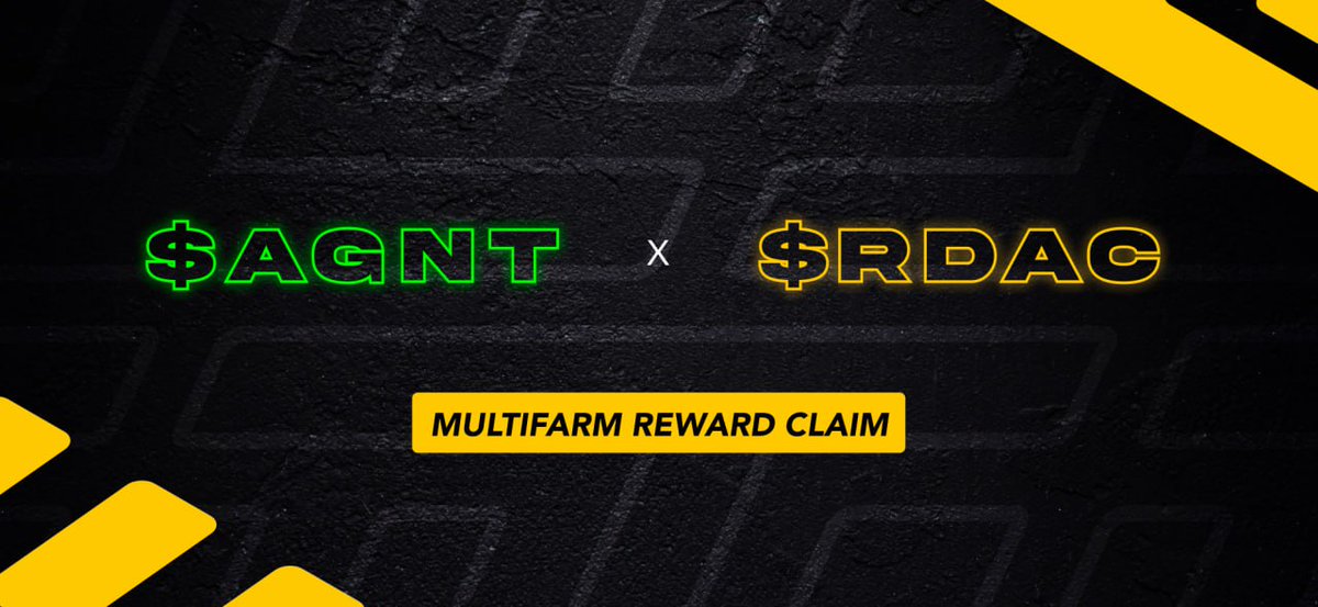 MultiFarming Milestone: 200k Participants, $10M Reward Pool

LIVE: multifarm.io

Season 1 on MultiFarm ended on July 1st with the total prize pool increasing to 10 million tokens (5M $RDAC &amp; 5M $AGNT each)! For people, who participated in season 1 &amp; accumulated points,