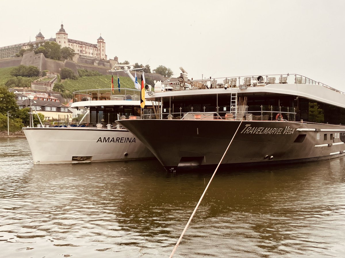 Brad Bennetts (@bradbennetts82) on Twitter photo APT and Travelmarvel Vega docked side by side in not so sunny Germany. Feels so good to be 🎶 rollin on the river 🎶 once again with <a href="/Travelmarvel_TM/">Travelmarvel</a> & <a href="/APTouring/">APT</a>. APT and Travelmarvel Vega docked side by side in not so sunny Germany. Feels so good to be 🎶 rollin on the river 🎶 once again with <a href="/Travelmarvel_TM/">Travelmarvel</a> & <a href="/APTouring/">APT</a>.