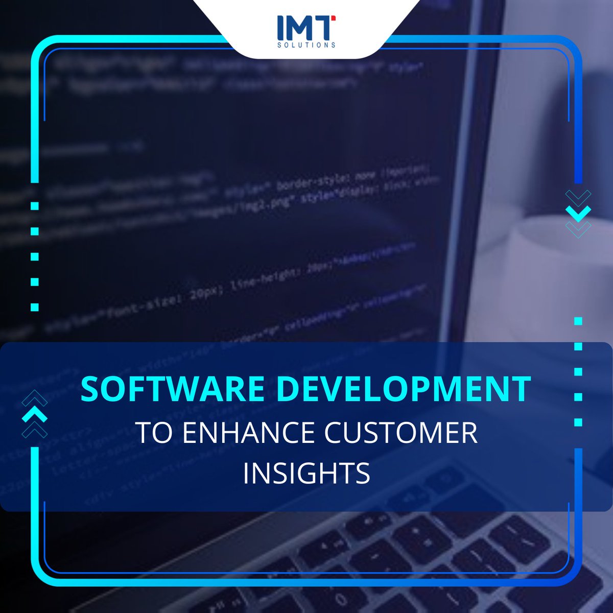 imtsolutions's tweet photo. Enhance your customer insights with advanced software development services! Utilize data analytics and custom software solutions to understand customer behavior, predict trends, and personalize experiences. Stay ahead with actionable insights! #DataAnalytics #SoftwareDevelopment https://t.co/taOIyOUCoo