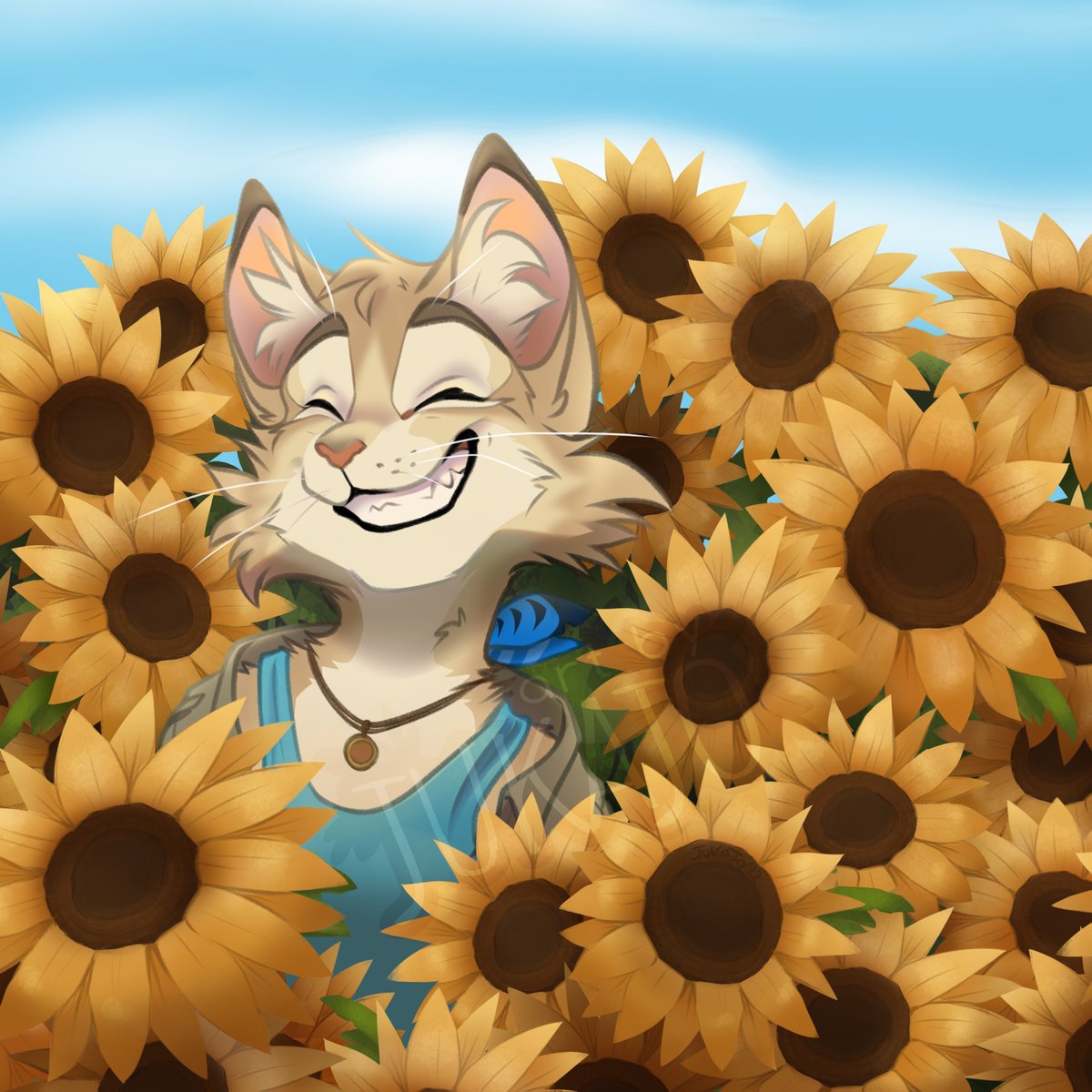 JukajoArt's tweet photo. Hello #PortfolioDay - I'm Jukajo, artist from 🇩🇪 with a love for drawing expressive toony animals 😺🌻 https://t.co/aezuJ5qtUG