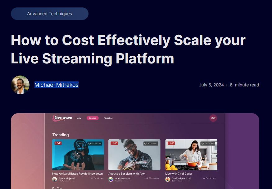 native_frame's tweet image. Check out this great new blog post from NativeFrame&apos;s Michael Mitrakos about how to cost effectively scale your live streaming platform.  nativeframe.com/blog/how-to-co… #NativeFrame #Livestreaming