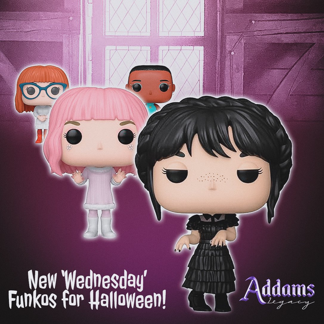 addamslegacy's tweet photo. 🎃 New 'Wednesday' Funkos for Halloween! 🕷

Grab yours here:

🕸 https://t.co/vpDvokPhxx

#WednesdayAddams #JennaOrtega #WednesdayNetflix #WednesdaySeason2 https://t.co/LhbomM6xai